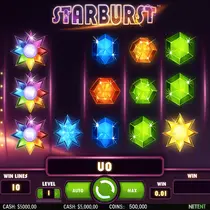 Hey Casino - Starburst Slot Game by NetEnt